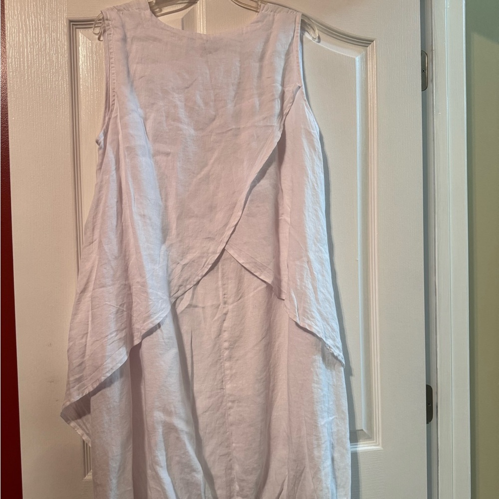 Beautiful white match point long dress or tunic.